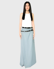Load image into Gallery viewer, 2-LAYER A-LINE SKIRT IN SKY BLUE
