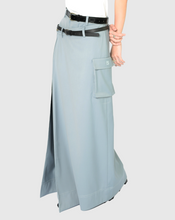 Load image into Gallery viewer, 2-LAYER A-LINE SKIRT IN SKY BLUE