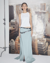 Load image into Gallery viewer, 2-LAYER A-LINE SKIRT IN SKY BLUE