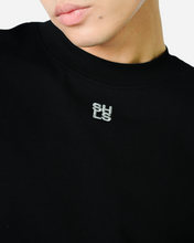 Load image into Gallery viewer, EMBROIDERED TEE IN BLACK