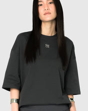 Load image into Gallery viewer, EMBROIDERED TEE IN GREY