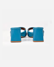 Load image into Gallery viewer, KANYA HEELS IN CYAN BLUE