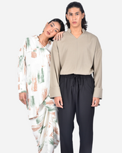 Load image into Gallery viewer, GAIA KURUNG PRINTED BROWN GREEN
