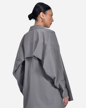 Load image into Gallery viewer, TRENCH SHIRT WOMEN IN GREY
