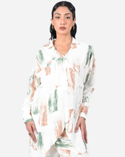 Load image into Gallery viewer, GAIA KURUNG PRINTED BROWN GREEN
