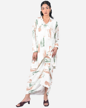 Load image into Gallery viewer, GAIA KURUNG PRINTED BROWN GREEN
