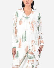 Load image into Gallery viewer, GAIA KURUNG PRINTED BROWN GREEN
