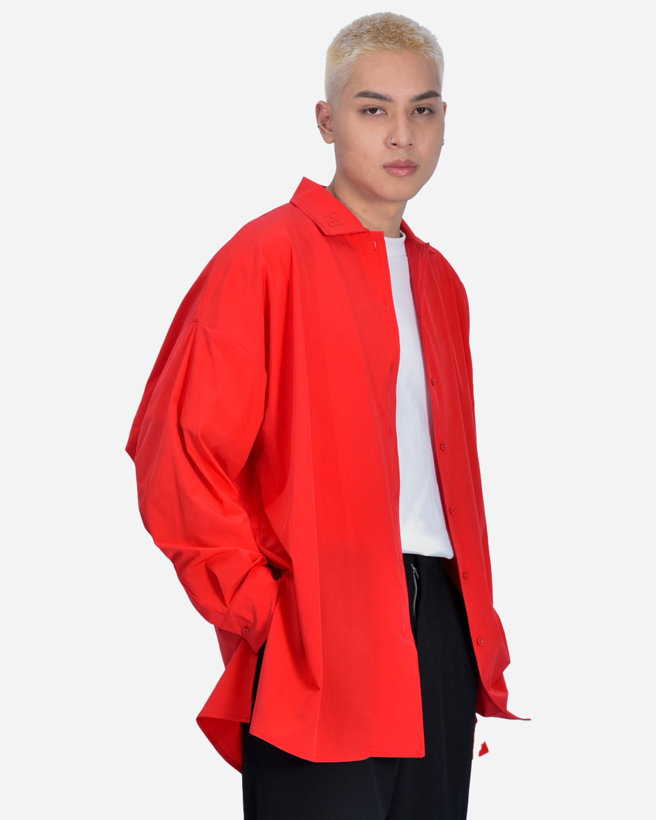 TRENCH SHIRT MEN IN RED