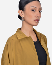 Load image into Gallery viewer, TRENCH SHIRT WOMEN IN OLIVE
