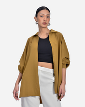 Load image into Gallery viewer, TRENCH SHIRT WOMEN IN OLIVE
