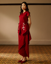 Load image into Gallery viewer, RATNA SET IN RED
