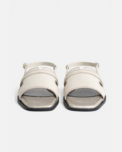 Load image into Gallery viewer, 1311 TOP-STITCHED WOMEN SANDALS IN OFF WHITE
