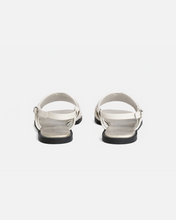 Load image into Gallery viewer, 1311 TOP-STITCHED WOMEN SANDALS IN OFF WHITE
