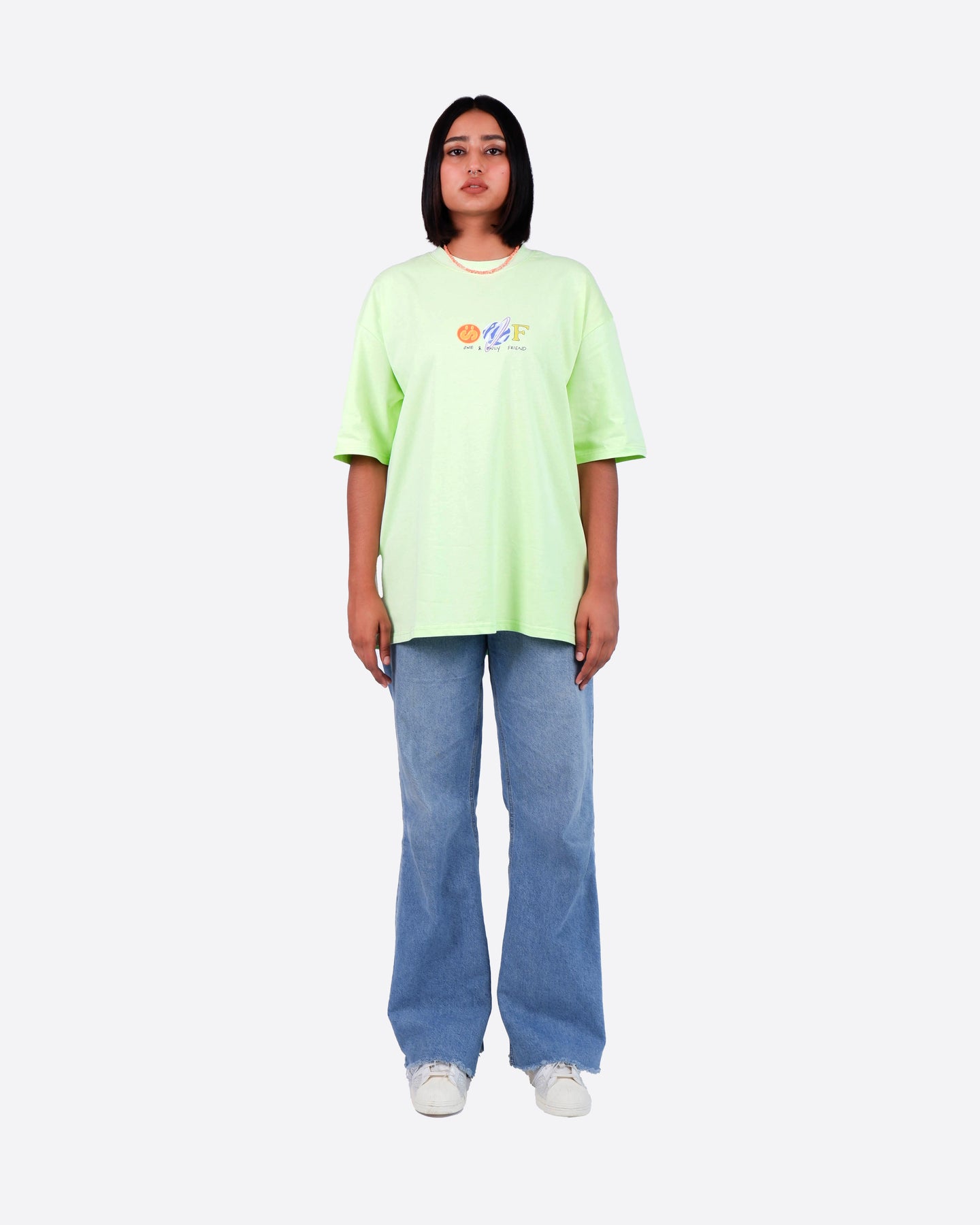 OOF T-SHIRT IN MINT GREEN
