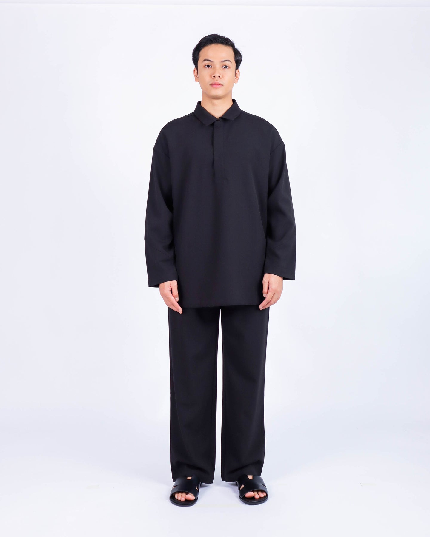 BUDI SET IN BLACK COTTON