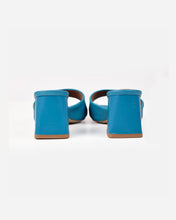 Load image into Gallery viewer, KANYA HEELS IN CYAN BLUE
