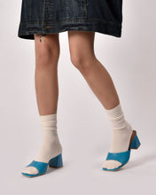 Load image into Gallery viewer, KANYA HEELS IN CYAN BLUE
