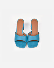 Load image into Gallery viewer, KANYA HEELS IN CYAN BLUE
