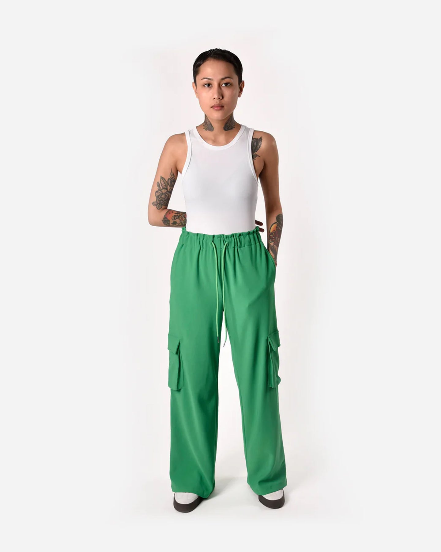 CARGO PANTS IN GREEN